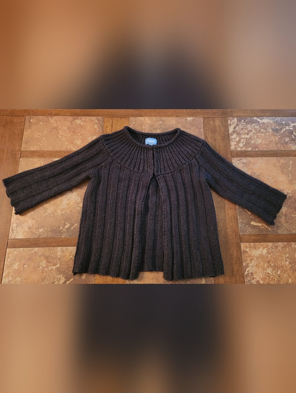 Simply Vera Vera Wang Ribbed Cardogan Sweater - Size PM